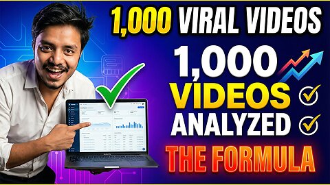 I Analyzed 1,000 Viral AI Videos—Here's the Exact Formula (84.7% Used This Pattern)