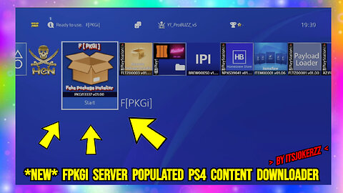 *NEW* PS4 FPKGI FAKE PACKAGE INSTALLER FOR SERVERS ( JAIKBROKEN PS4 )