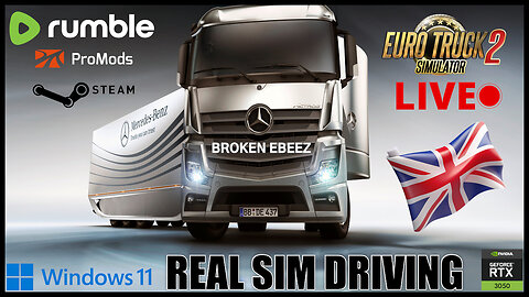 ETS2 Birmingham To Portsmouth - Real Sim Driving