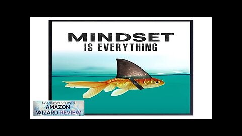 Mindset is Everything Motivational Wall Art Poster for Home Office Review