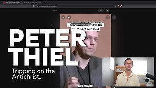 Peter Thiel TRIPPING On The Antichrist