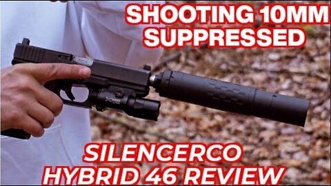 SilencerCo Hybrid 46M on a Glock 20 10mm Shooting Suppressed Subsonic with @NYPrepper