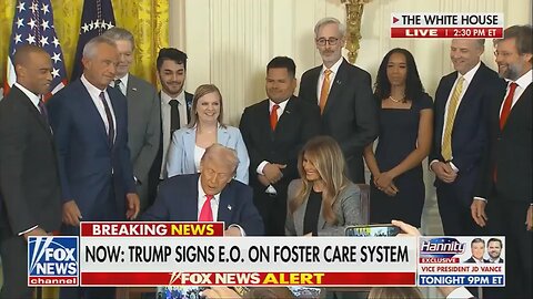 Donald Trump signed an executive order titled Fostering the Future for American Children and Familie
