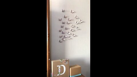 DIY Butterfly Wall Decor