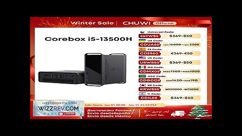 CHUWI CoreBox 5th 16GB LPDDR5 512GB SSD Core i5-13500H Gaming PC Intel Review