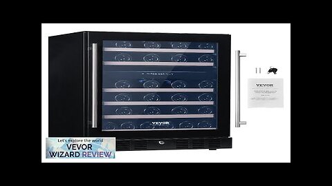 VEVOR Wine Cooler 46 Bottles Under Counter Built-in or Freestanding Wine Refrigerator Review