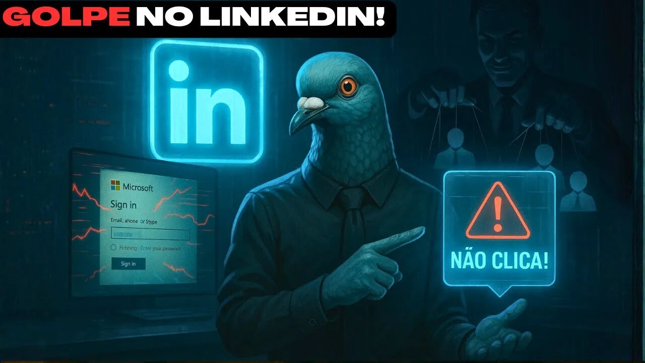 📰Golpe no LinkedIn: o phishing agora usa terno e gravata