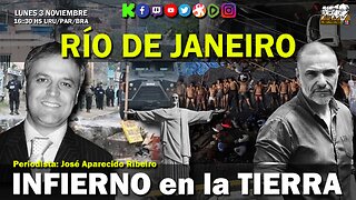 RÍO de JANEIRO el INFIERNO en la TIERRA: entrevista al periodista José Aparecido Ribeiro