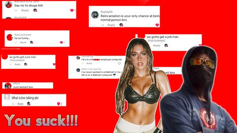 Reading Hate Comments | Tate Mcrae Hasan piker TikTok Twerk