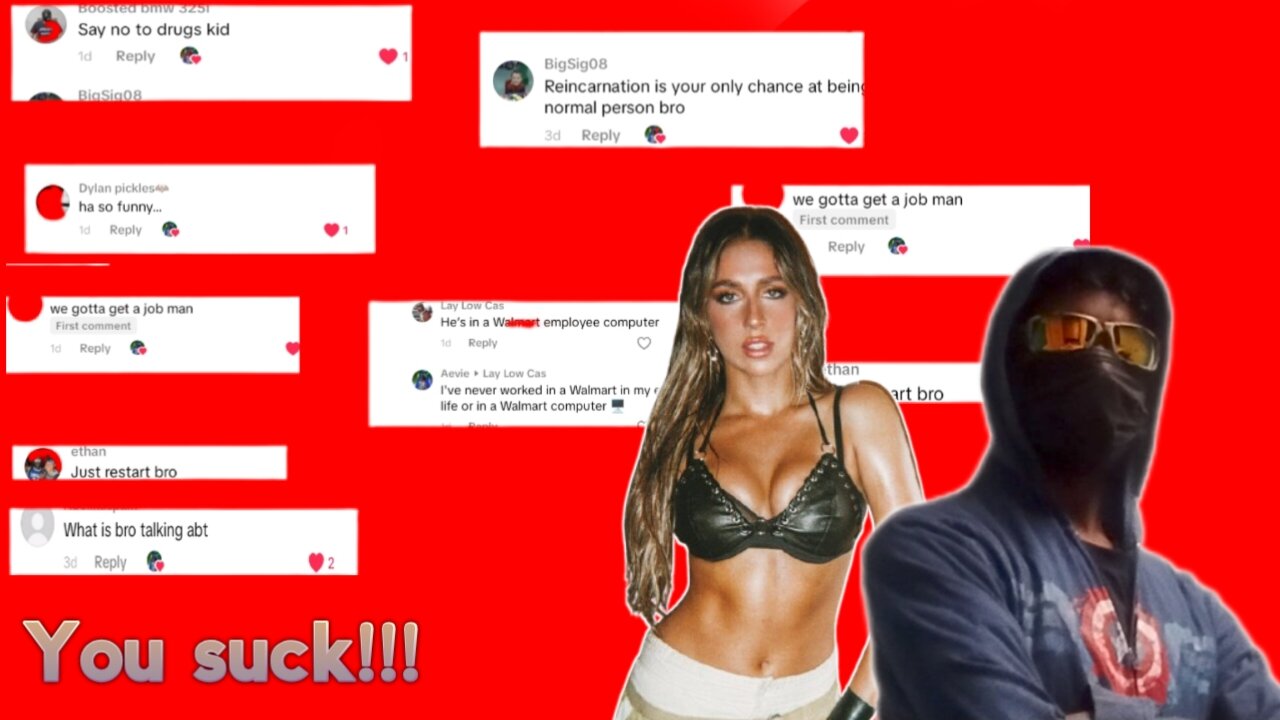 Reading Hate Comments | Tate Mcrae Hasan piker TikTok Twerk