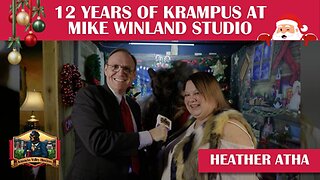 Heather Atha and 12 Years of Krampus at Mike Winland Studio