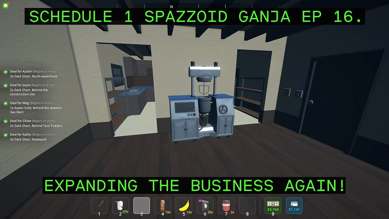 SCHEDULE 1 SPAZZOID GANJA EPISODE 16 EXPANDING THE BUSINESS AGAIN.