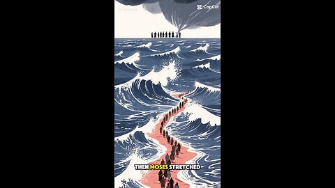 “Then Moses stretched out his hand..The waters were divided....” – Exodus 14:21–22