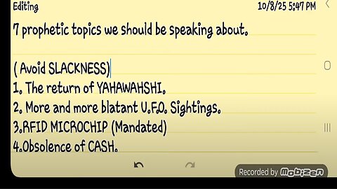 7 prophetic topics we should be speaking about.