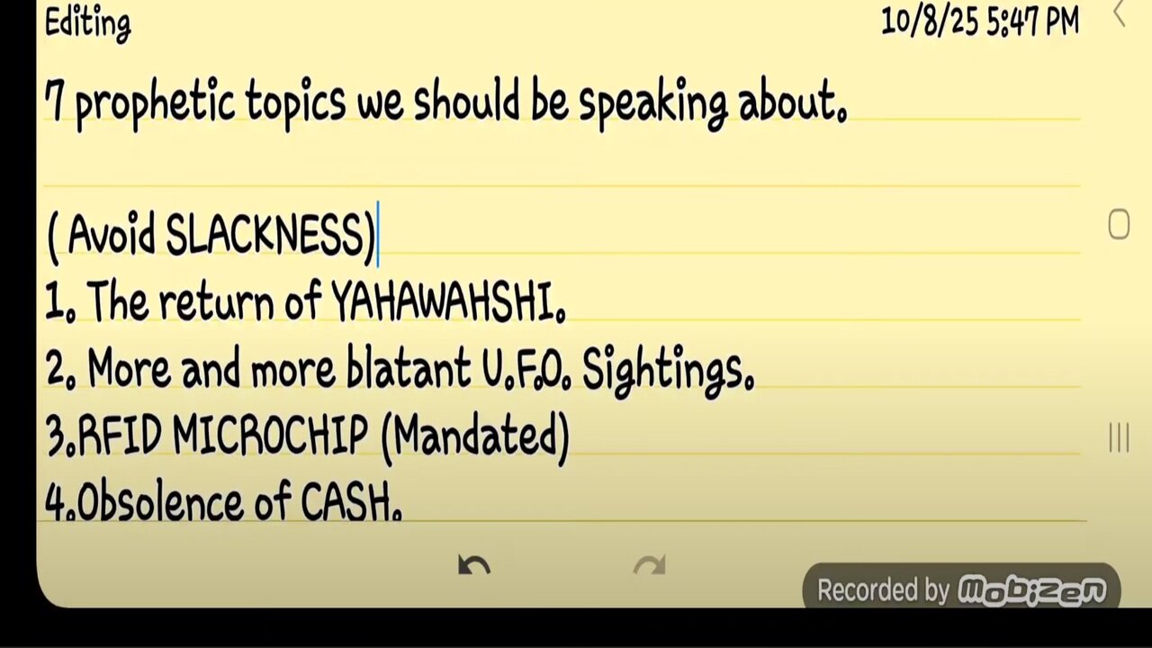 7 prophetic topics we should be speaking about.