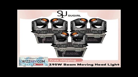 0 Tax 6Pcs Beam 295W 14R Moving Head Stage Light With 3Flightcase Review