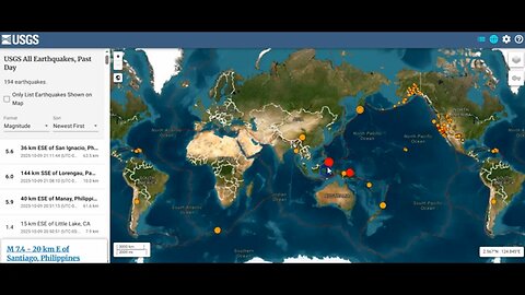 Huge 7.4 Magnitude Earthquake With Tsunami Warning October 9th 2025!(and More)