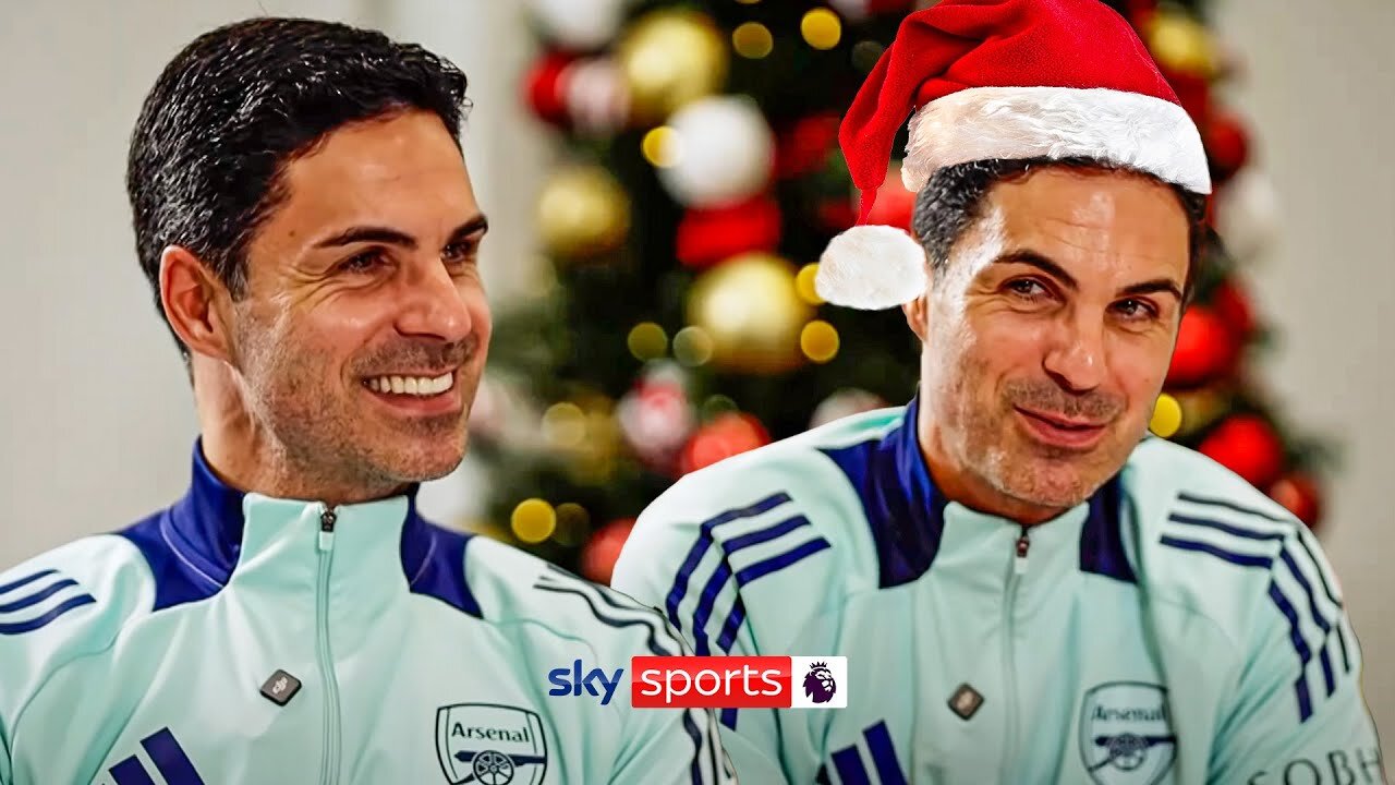 "I got shinpads, a ball and a little piano!" | Mikel Arteta's Christmas past, present & future 🎅