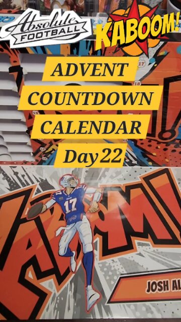 Advent Day 22 Absolute Football Kaboom! Countdown Calendar