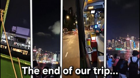 🦇a ferry, a bus, a bat, and a light show in Hong Kong (2025 Vlog 8)