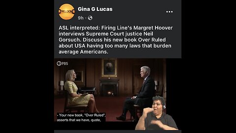 ASL interpreted - USA have too many laws
