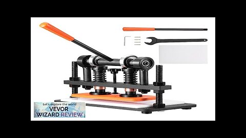 VEVOR Leather Cutting Machine 10.2 x 4.7 in Embossing Plate Manual Die Review