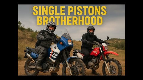 Single Pistons Brotherhood Ride – KL650 Tengai on Steroids & Romet CRS 250 Adventure