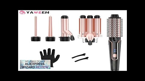 YAWEEN Curling Iron Hair 5in1 With Fast Heating Up Professional Curling Iron Review