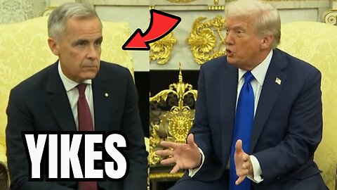 "Canada US MERGER" Trump ROASTS Mark Carney Directly To His Face