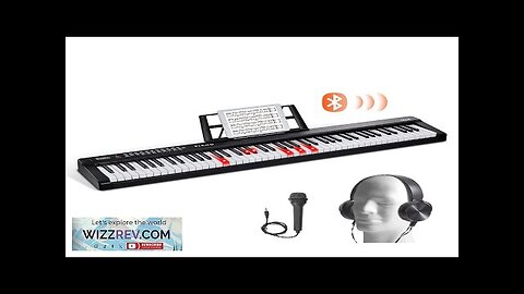 VEVOR 88 Key Digital Piano Keyboard Semi Weighted Full Size Electric Portable Review