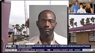 13-year-old walking on boardwalk w family has his NECK SLASHED by a stranger - Daytona Beach