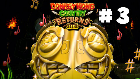 Donkey Kong Country Returns HD - World 3 - Ruins!