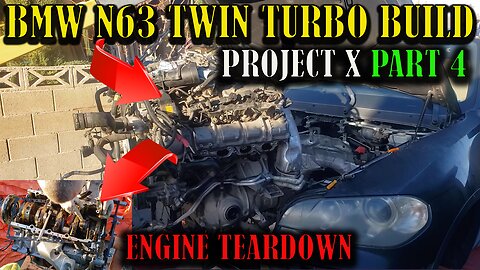 BMW N63 TWIN TURBO BUILD( PROJECT X) PART 4