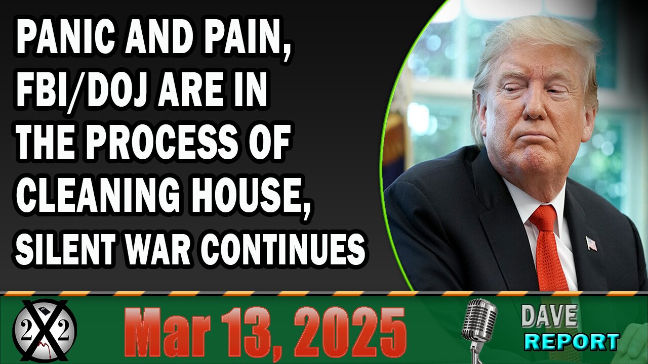 X22 Report - Panic And Pain, FBI/DOJ Are In The Process Of Cleaning House, Silent War Continues