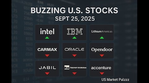 Buzzing U.S. Stocks Today Intel, IBM, CarMax, Oracle, Lithium Americas Sept 25, 2025