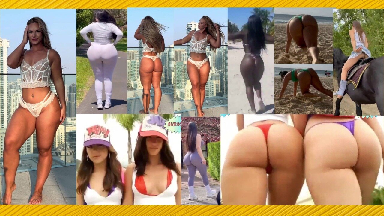 Ass compilation - Big bank tiktok challenge ❤️‍ClipchampGirls 2025