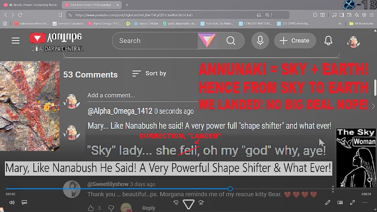 Mary, Like Nanabush He Said! A Very Powerful Shape Shifter & What Ever!