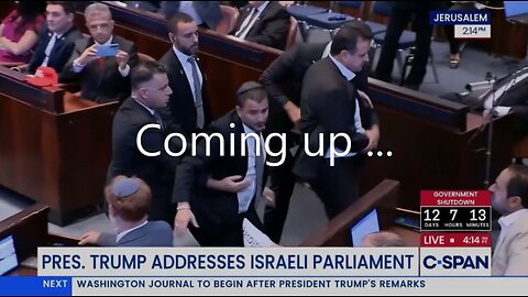 President Trump addresses Israeli Knesset