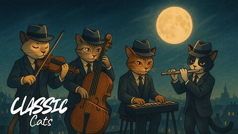 Cats in Moonlight: A Classical Music Experience