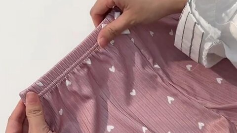 Women's Sexy Ribbed Heart Print Pajama Set