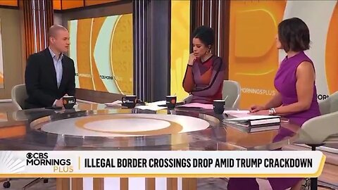 CBS News Affirms President Trump Has The Southern Border Under Control Despite Biden's Lies