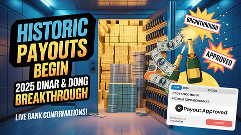 Historic 2025 RV 🎆 Dinar & Dong Payouts Begin – Banks Confirm Live Rates! 💥 Today's IQD News!