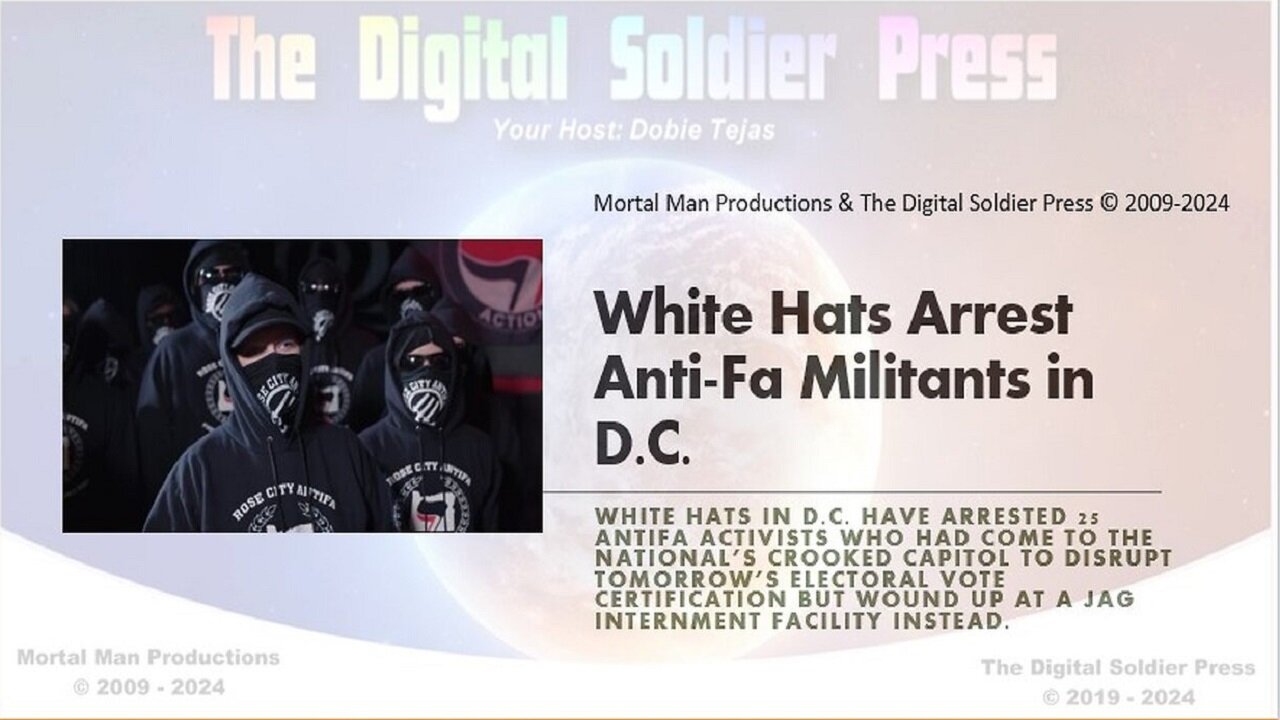 White Hats Arrest Anti-FA Militants in DC