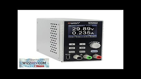 OWON SPE3102 SPE3051 SPE6102 SPE6053 Programmable DC Digital Power Supply Adjustable Voltage Review