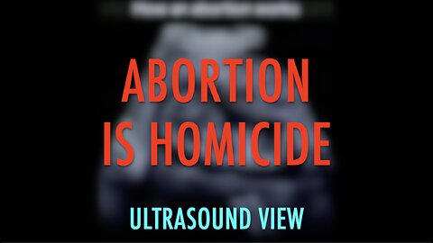 ABORTION IS HOMICIDAL CHILD SACRIFICE