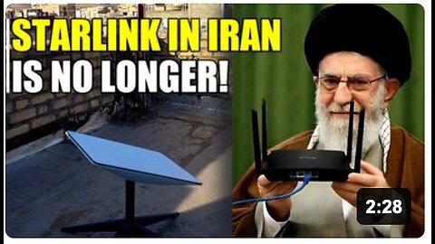 Iran has just announced the seizure of Starlink equipment used for espionage!