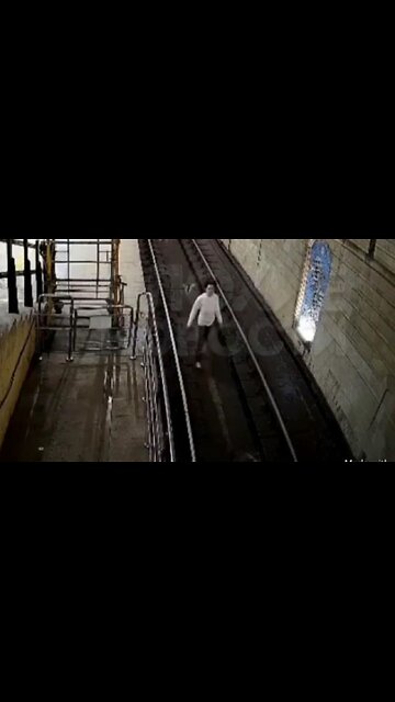 Woman Jumps In Front Of A Moving Train… Wait For It