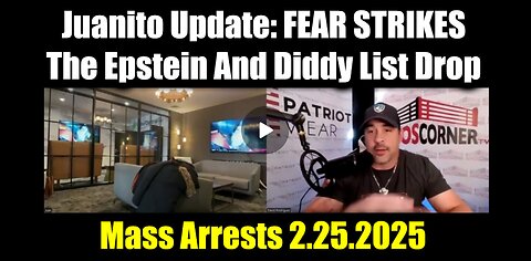 Juan O Savin w/ Nino Mass Arrests 2.25.25 - FEAR STRIKES, The Epstein And Diddy List Drop