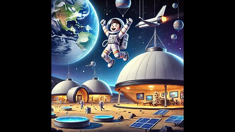 🚀 What If We Lived on the Moon? 🌕🏠 | Fun Space Adventure for Kids!