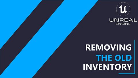UE5 C++ Survival Game EP 136 - Removing the old Inventory